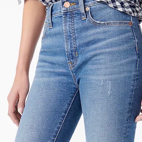 ❤️ NWT - J. Crew 10” High Rise Toothpick Jeans Size 25 - Picture 3 of 8
